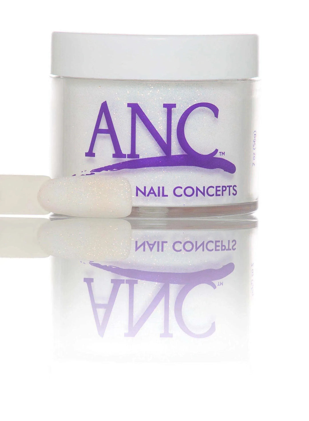 ANC Dip Powder - White Glitter - 103 Dip Powder