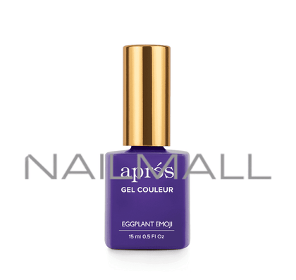 Aprés Eggplant Emoji	Gel Couleur	APGC336 Gel Polish