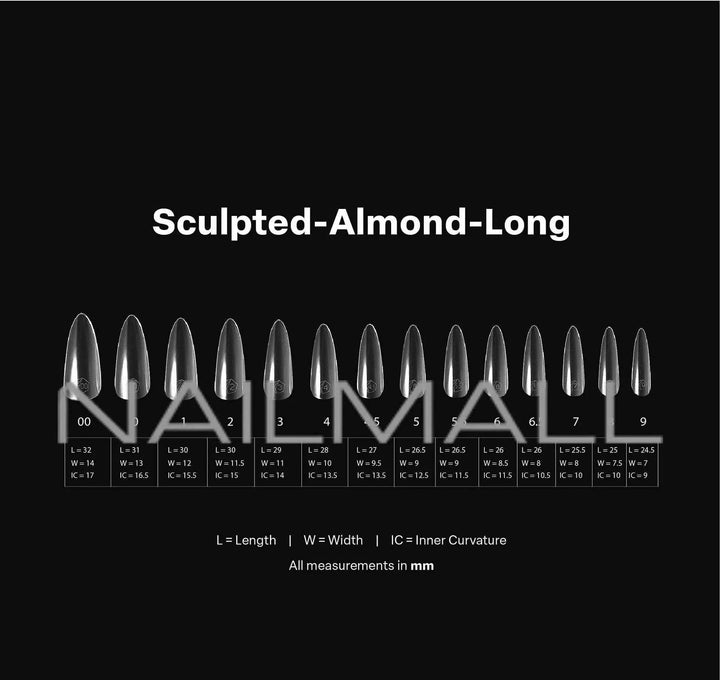 Aprés Gel-X Sculpted Almond Long 2.0 Box of Tips 14 sizes 