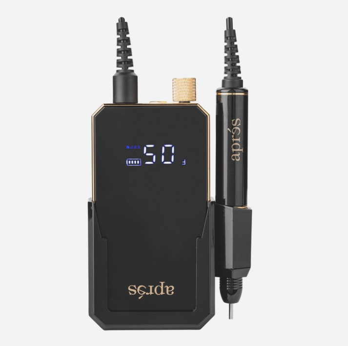 Aprés E-File Nail Drill (Black | White)