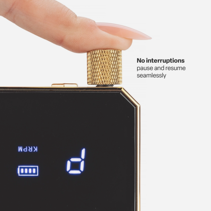 Aprés E-File Nail Drill (Black | White)