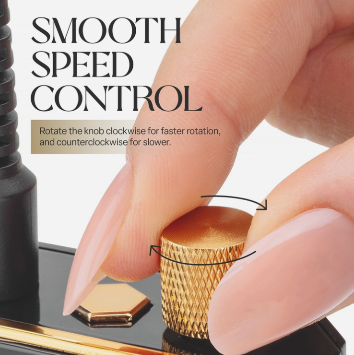 Aprés E-File Nail Drill (Black | White)