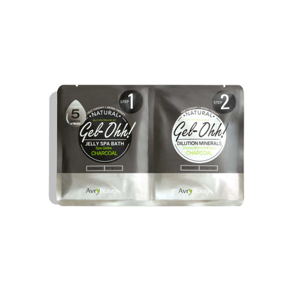 Avry Beauty Gel-Ohh! Jelly Spa Bath - Charcoal 1pc Jelly Spa Bath