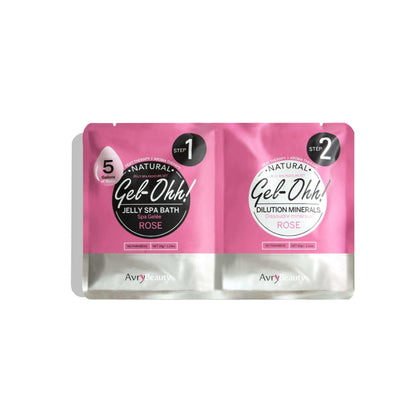 Avry Beauty Gel-Ohh! Jelly Spa Bath - Rose 1pc Jelly Spa Bath