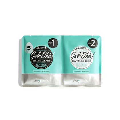 Avry Beauty Gel-Ohh! Jelly Spa Bath - Tea Tree & Peppermint 1pc Jelly Spa Bath