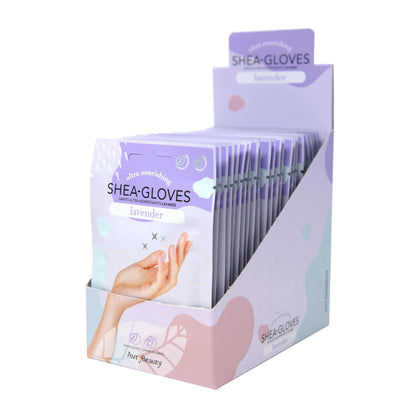 Avry Beauty Shea Gloves - Lavender 50pc Pedicure