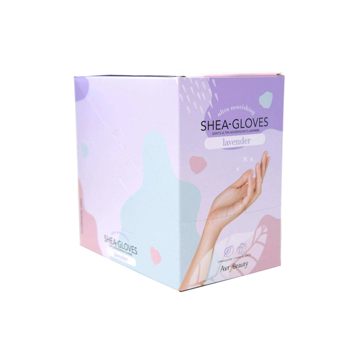 Avry Beauty Shea Gloves - Lavender 50pc Pedicure
