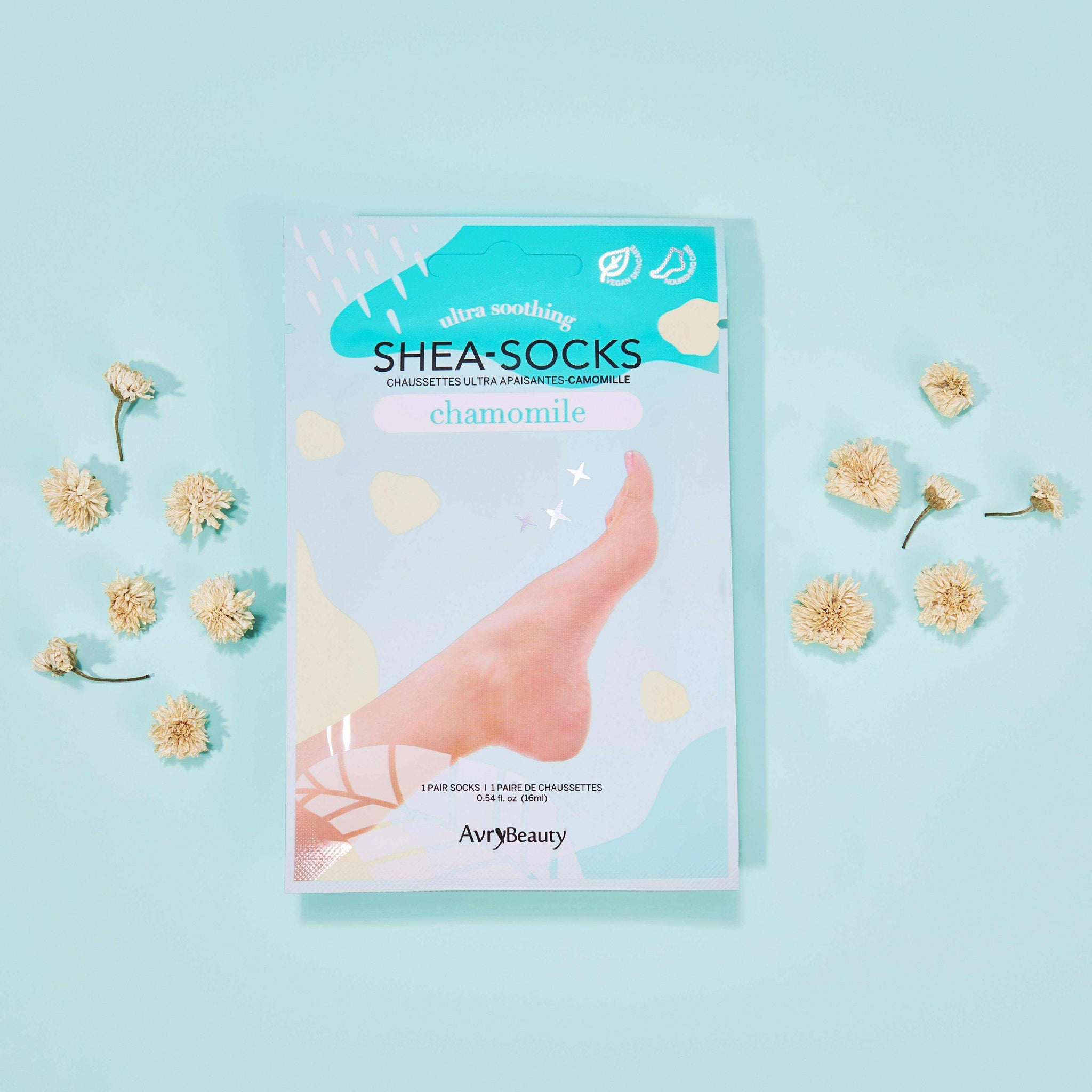 Avry Beauty Shea Socks - Chamomile 50pc