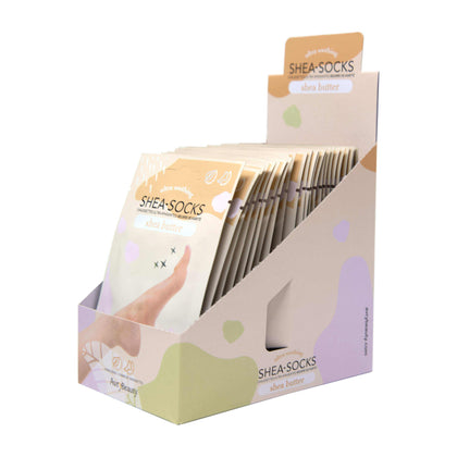 Avry Beauty Shea Socks - Shea Butter 50pc Pedicure