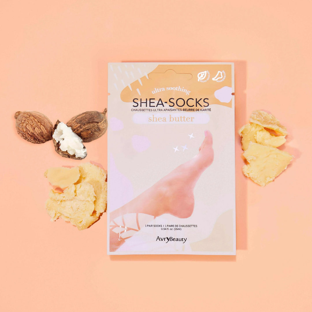 Avry Beauty Shea Socks - Shea Butter 50pc Pedicure