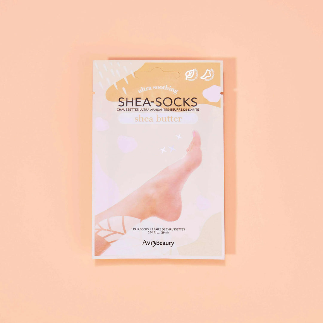 Avry Beauty Shea Socks - Shea Butter 50pc Pedicure