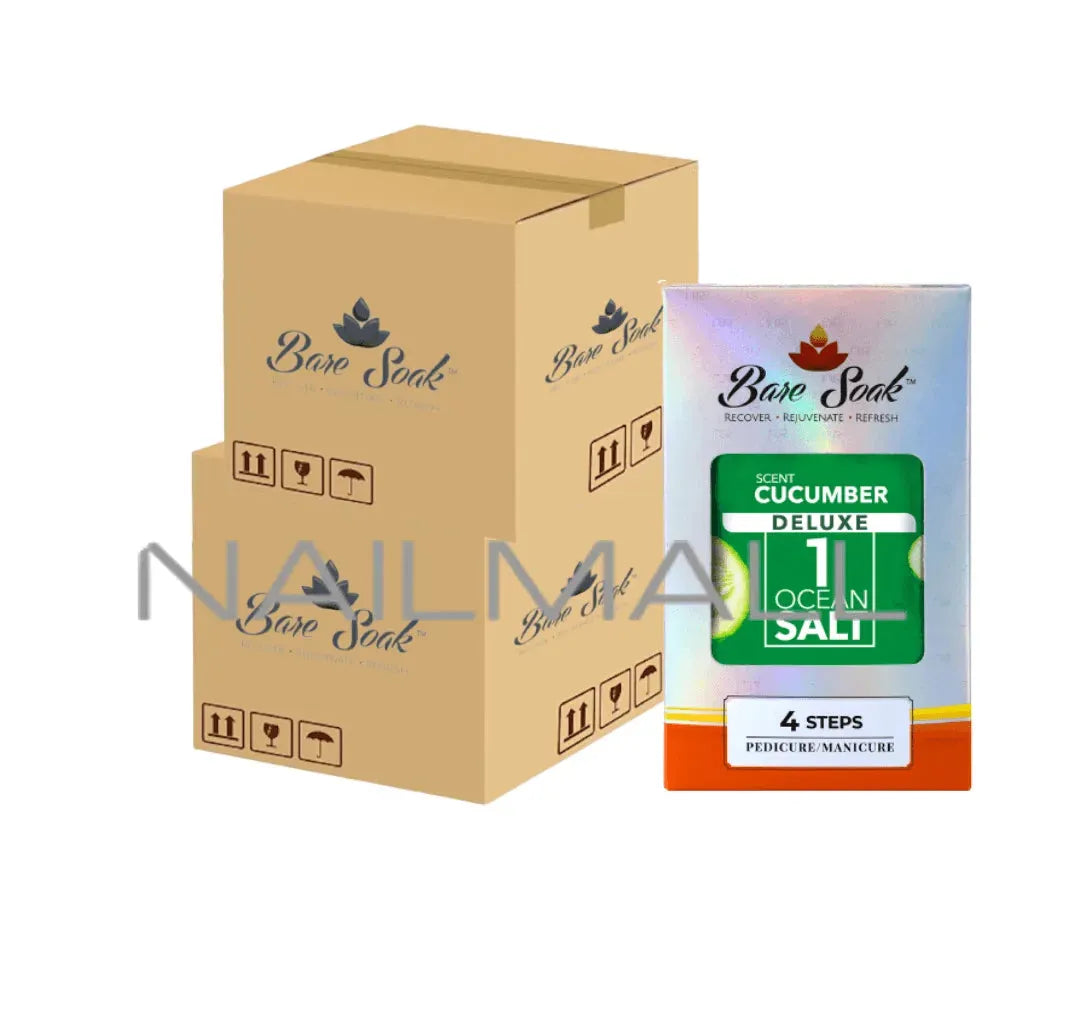 BARE SOAK 5 STEP - CUCUMBER 50 pieces by NuRevolution pedicure and manicure