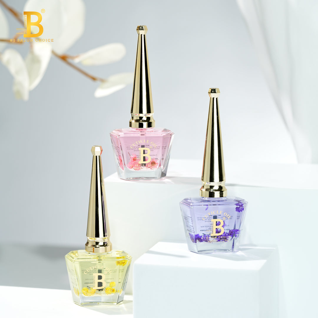 Billionaire Cuticle Oil assorted square bottles