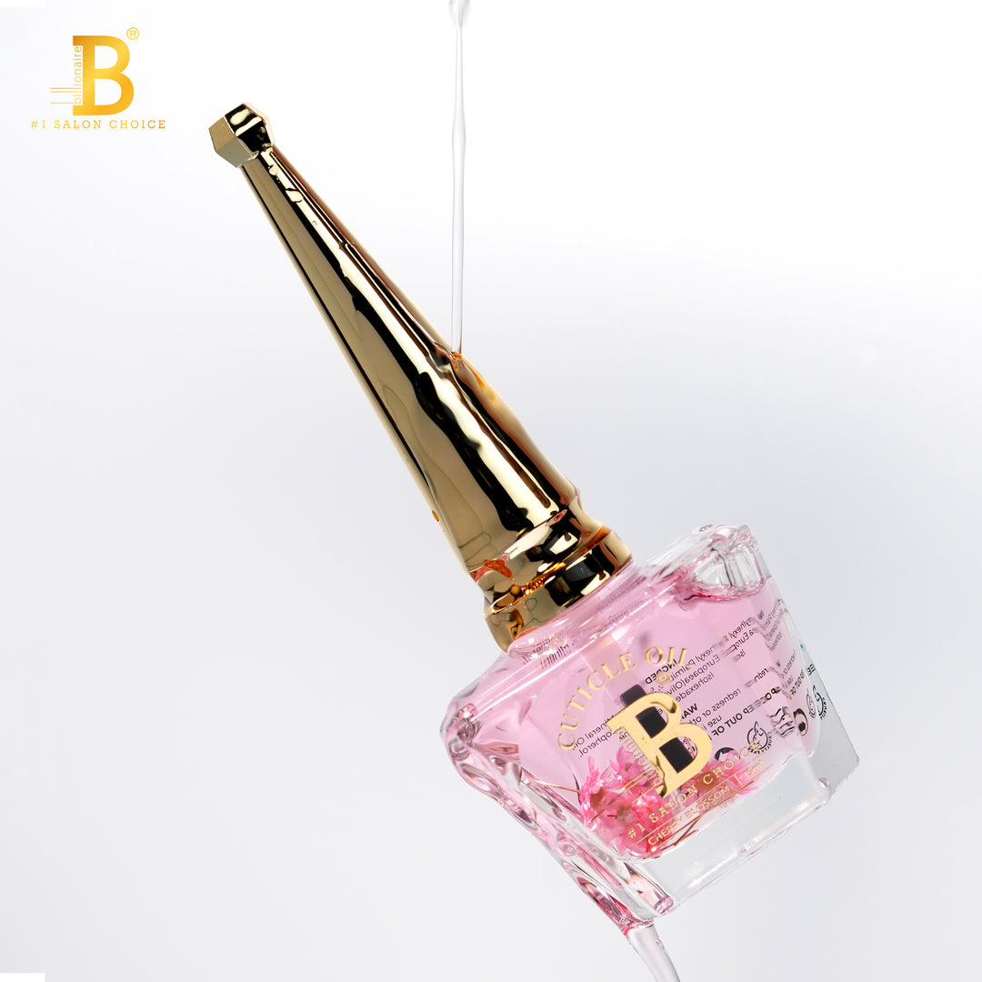 Billionaire Cuticle Oil Cherry Blossom square bottle