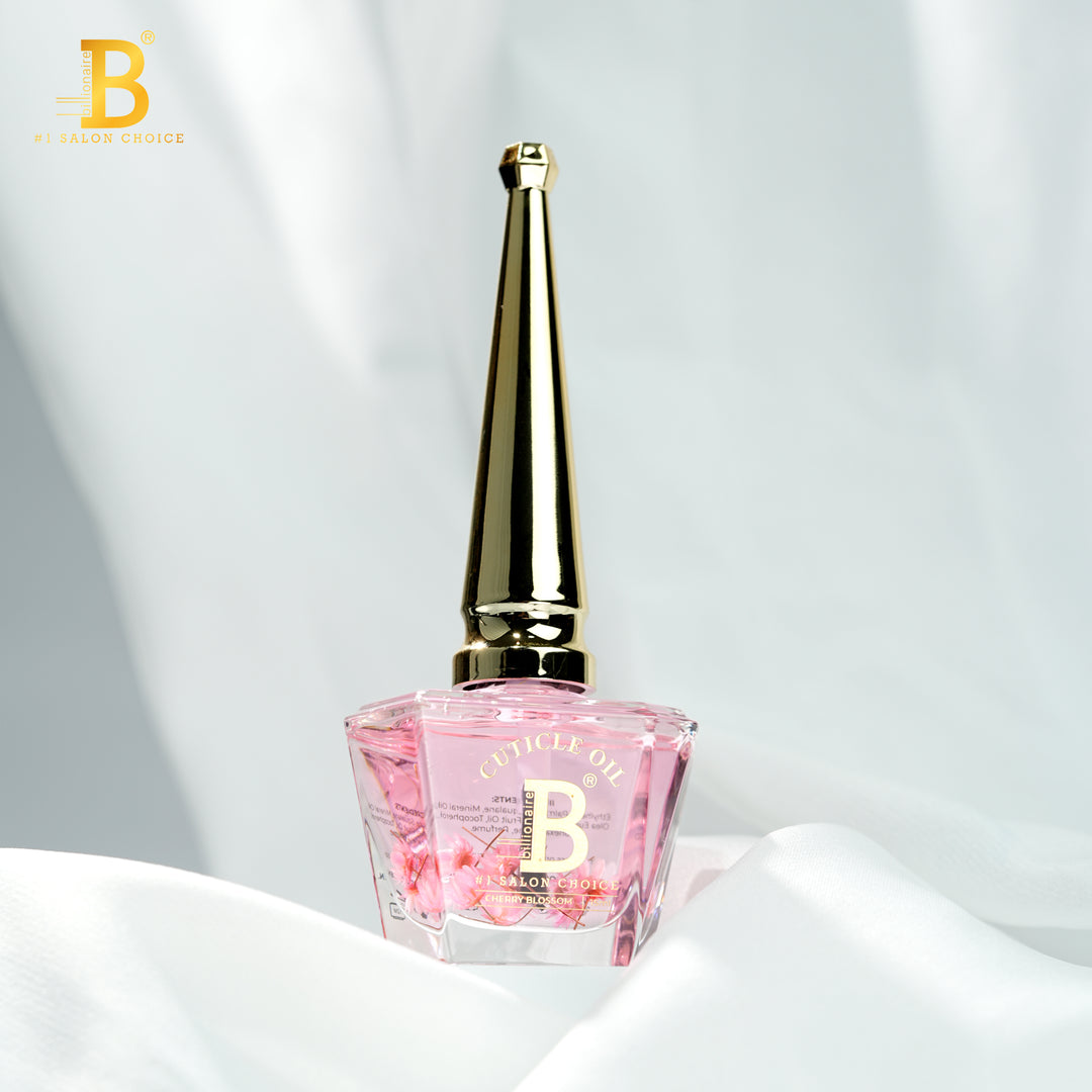 Billionaire Cuticle Oil Cherry Blossom square bottle 15ml