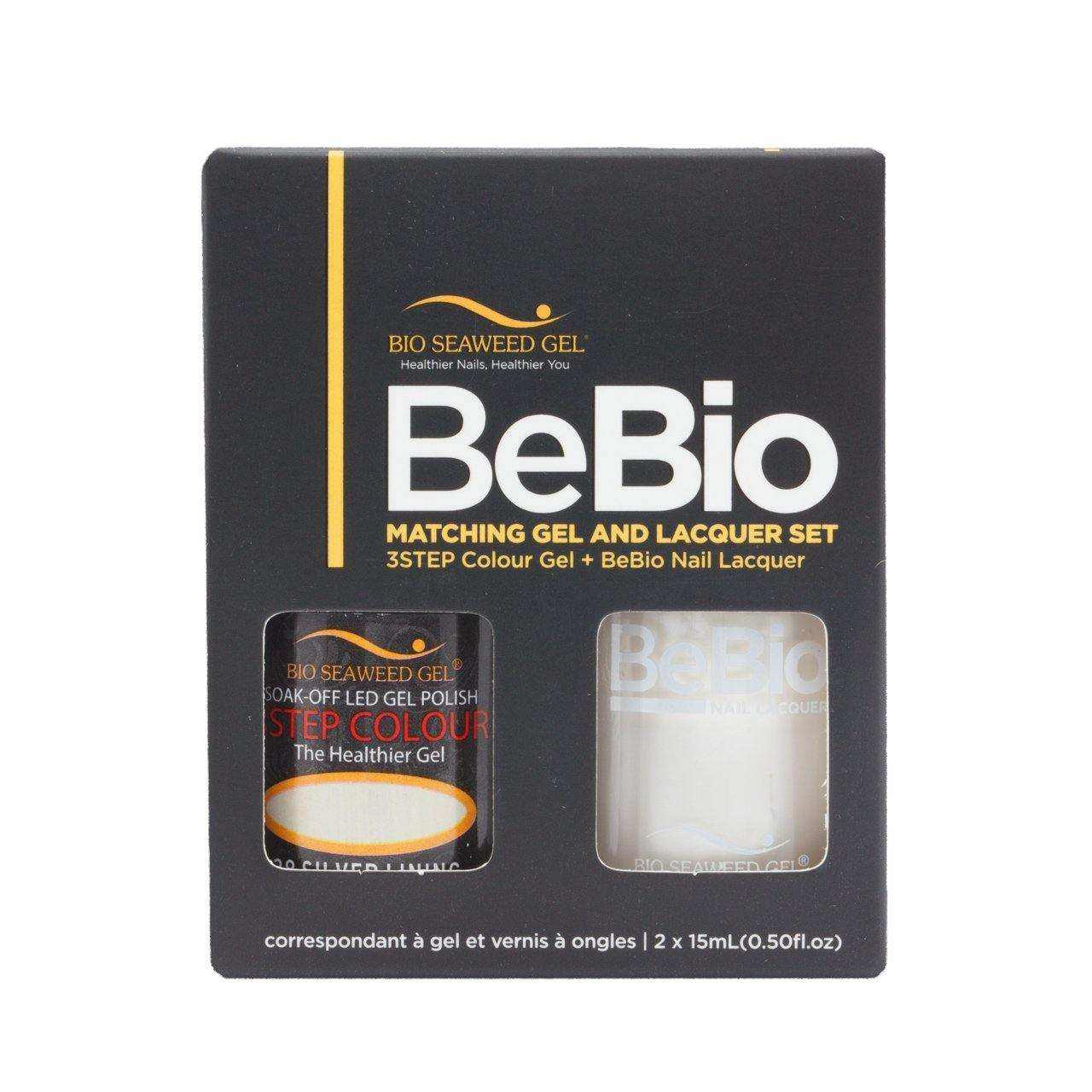 Bio Seaweed Gel 3Step Duo - Gel & Lacquer Combo - 28 SILVER LINING