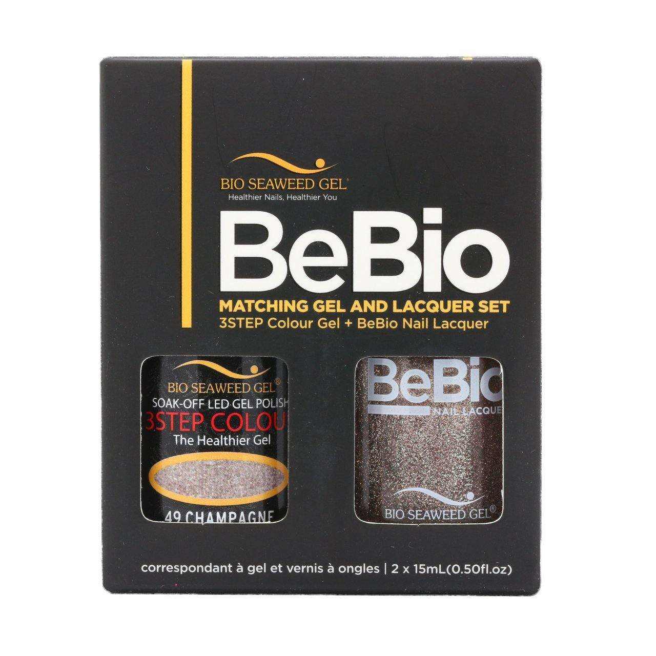 Bio Seaweed Gel 3Step Duo - Gel & Lacquer Combo - 49 CHAMPAGNE