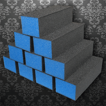 Blue Buffer Black Grit Premium 3-Way Files & Buffers