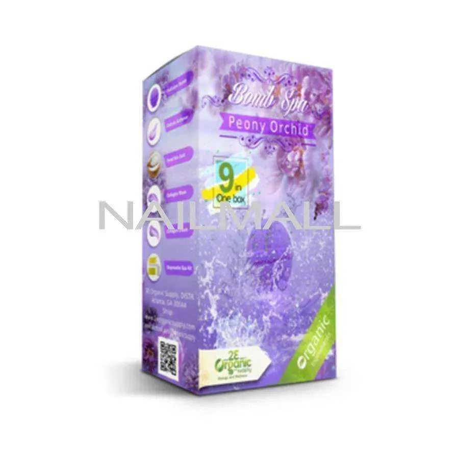 Bomb Spa - 9 in 1 Pedi Kit - Peony Orchid - Single Pedicure Kit