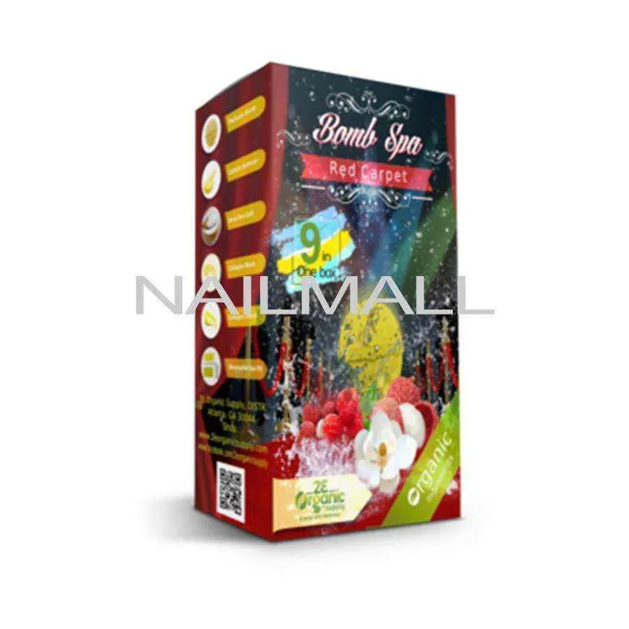 Bomb Spa - 9 in 1 Pedi Kit - Red Carpet Pedicure Kit