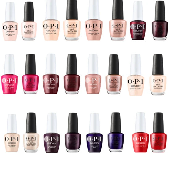 OPI Gel & Nail Lacquer Matching Duo | OPI's Most Requested Fall 2026 Collection (12 Shades | 24 Pieces)