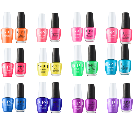 OPI Matching Duo "Trip To The Brite Side" Summer 2026 Collection (12 Shades | 24 Pieces)