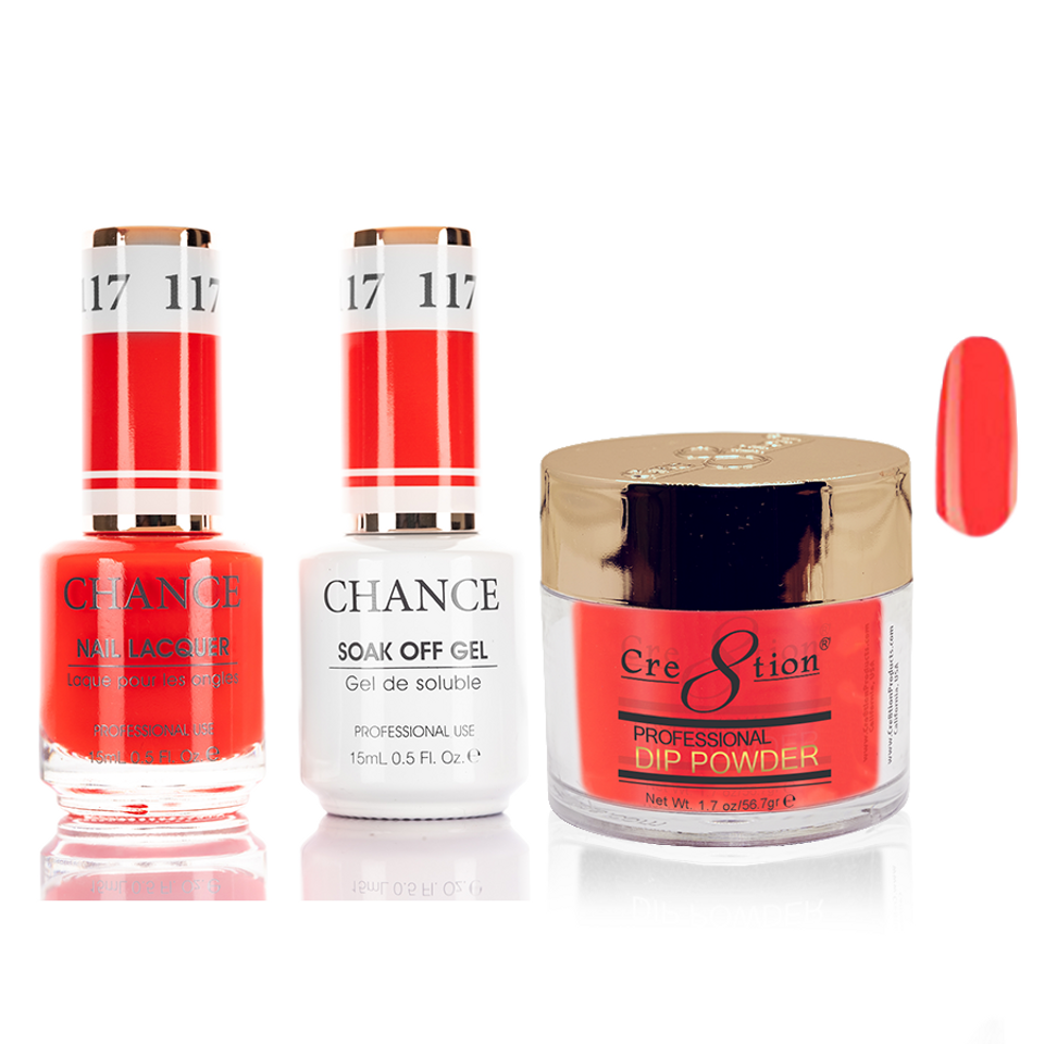 117 - Cre8tion Chance - Roses are Red Collection 3 in 1 Matching Trio Set