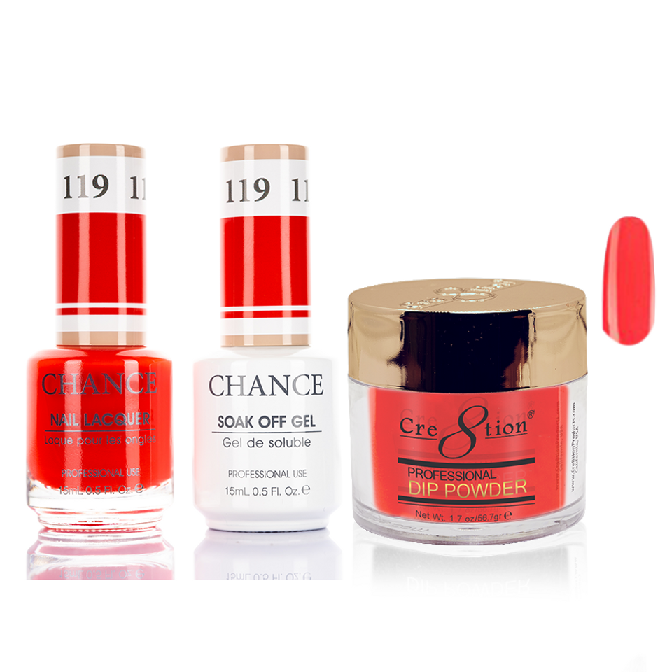 119 - Cre8tion Chance - Roses are Red Collection 3 in 1 Matching Trio Set