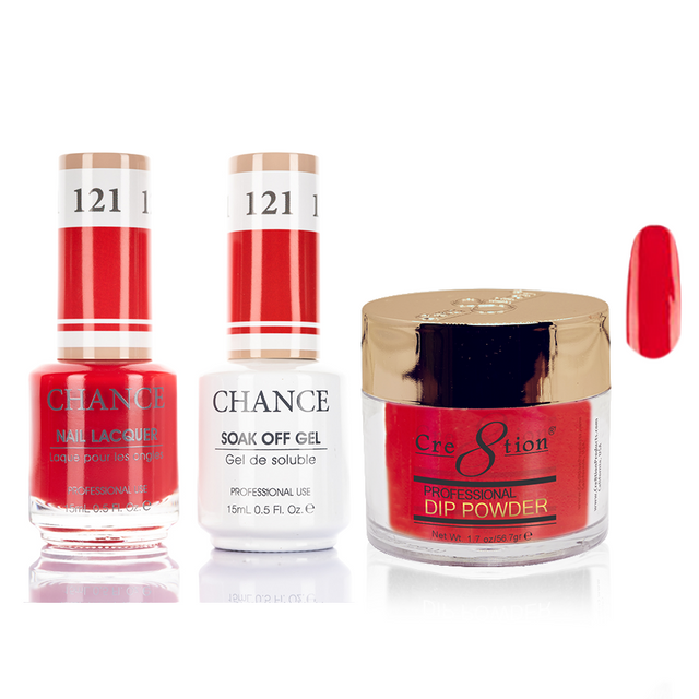 121 - Cre8tion Chance - Roses are Red Collection 3 in 1 Matching Trio Set