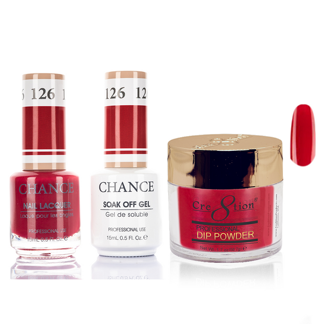126 - Cre8tion Chance - Roses are Red Collection 3 in 1 Matching Trio Set
