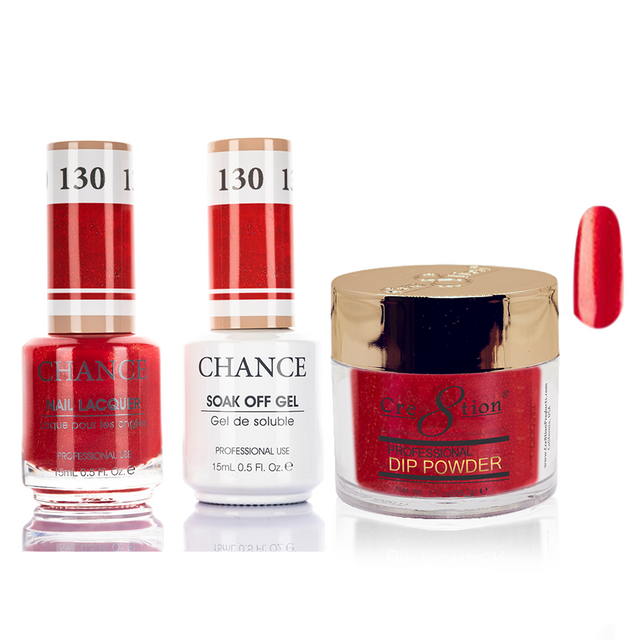 130 - Cre8tion Chance - Roses are Red Collection 3 in 1 Matching Trio Set