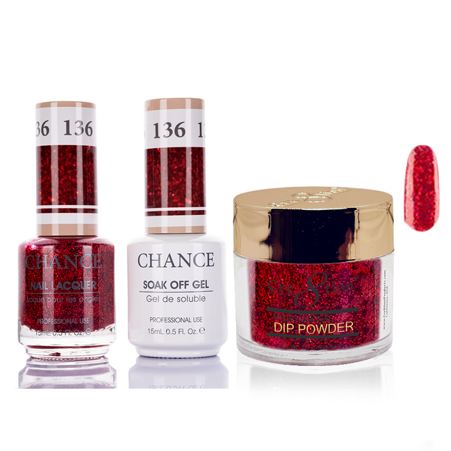 136 - Cre8tion Chance - Roses are Red Collection 3 in 1 Matching Trio Set