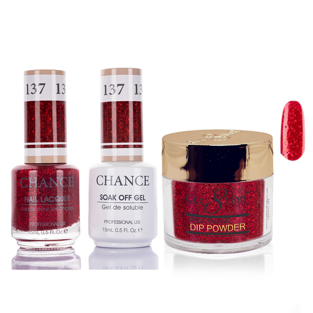 137 - Cre8tion Chance - Roses are Red Collection 3 in 1 Matching Trio Set