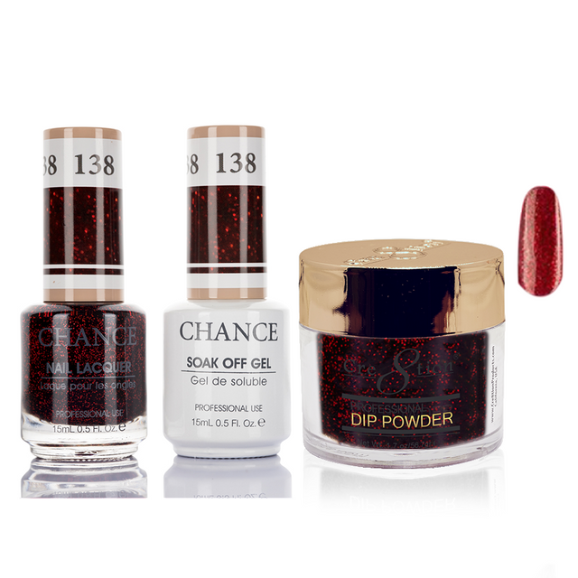 138 - Cre8tion Chance - Roses are Red Collection 3 in 1 Matching Trio Set