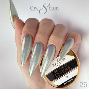 Cre8tion Chrome Nail Art Effect Powder 1g - 26 Chameleon Chrome
