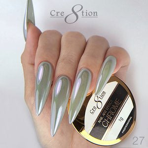 Cre8tion Chrome Nail Art Effect Powder 1g - 27 Chameleon Chrome