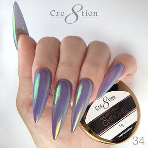 Cre8tion Chrome Nail Art Effect Powder 1g - 34