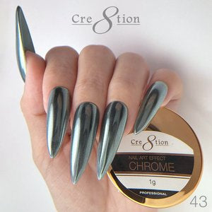 Cre8tion Chrome Nail Art Effect Powder 1g - 43