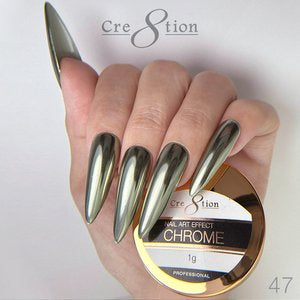 Cre8tion Chrome Nail Art Effect Powder 1g - 47