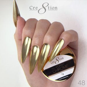 Cre8tion Chrome Nail Art Effect Powder 1g - 48