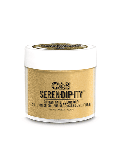 Color Club Serendipity Dip Powder - Gold Glitter - XDIP780 nailmall