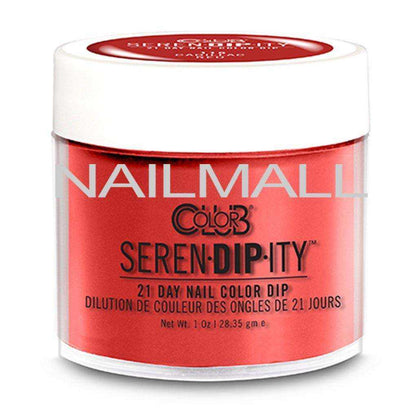 Color Club Serendipity Dip Powder - XDIP115 - 2oz - Cadillac Red Dip Powder