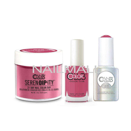 Color Club Trio - Gel, Lacquer, & Dip Combo - All Over Pink Trio Set - Gel, Lacquer, & Dip