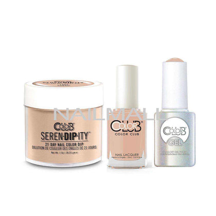 Color Club Trio - Gel, Lacquer, & Dip Combo - Barely There Trio Set - Gel, Lacquer, & Dip