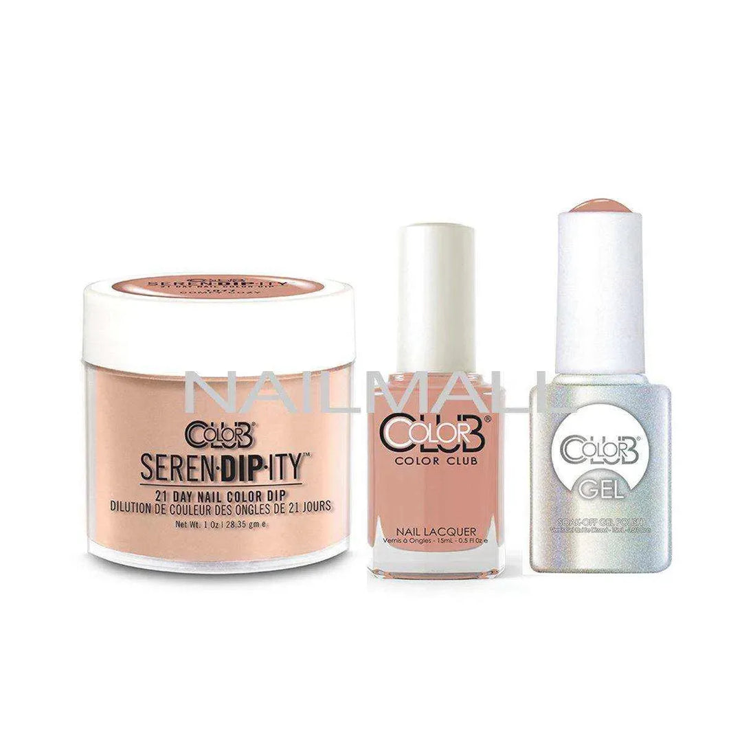 Color Club Trio - Gel, Lacquer, & Dip Combo - Comfy Cozy Trio Set - Gel, Lacquer, & Dip