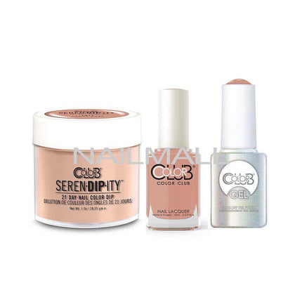 Color Club Trio - Gel, Lacquer, & Dip Combo - Comfy Cozy Trio Set - Gel, Lacquer, & Dip