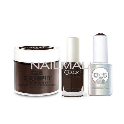 Color Club Trio - Gel, Lacquer, & Dip Combo - Cup Of Cocoa Trio Set - Gel, Lacquer, & Dip