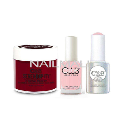 Color Club Trio - Gel, Lacquer, & Dip Combo - Feverish Trio Set - Gel, Lacquer, & Dip