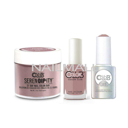 Color Club Trio - Gel, Lacquer, & Dip Combo - Get A Mauve On It Trio Set - Gel, Lacquer, & Dip