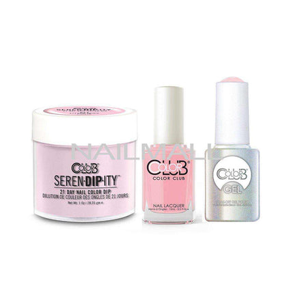 Color Club Trio - Gel, Lacquer, & Dip Combo - Little Miss Paris Trio Set - Gel, Lacquer, & Dip